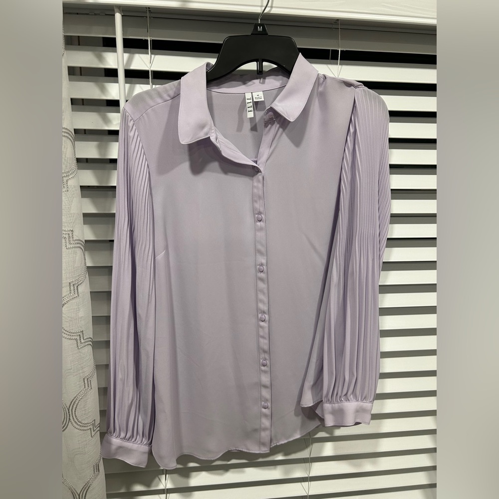A lilac beautiful blouse.